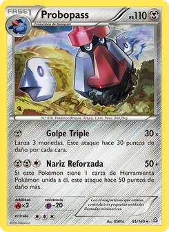 Carta Probopass de la expansión Duelos Primigenios, número 95/160