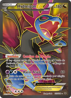 Carta Hydreigon EX de la expansión Cielos Rugientes, número 103/108