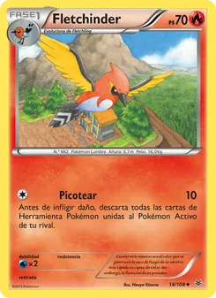 Carta Fletchinder de la expansión Cielos Rugientes, número 14/108