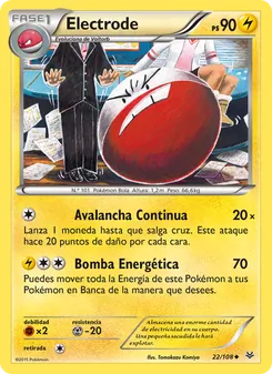 Carta Electrode de la expansión Cielos Rugientes, número 22/108