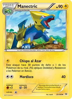 Carta Manectric de la expansión Cielos Rugientes, número 25/108