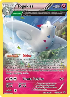Carta Togekiss de la expansión Cielos Rugientes, número 46/108