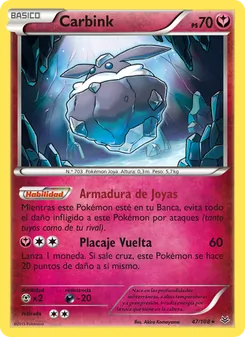 Carta Carbink de la expansión Cielos Rugientes, número 47/108