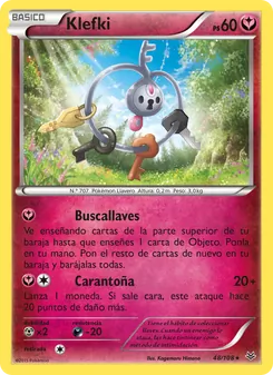 Carta Klefki de la expansión Cielos Rugientes, número 48/108