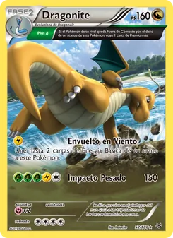 Carta Dragonite de la expansión Cielos Rugientes, número 52/108
