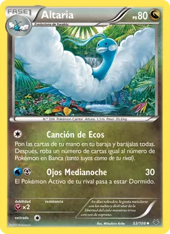 Carta Altaria de la expansión Cielos Rugientes, número 53/108