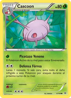 Carta Cascoon de la expansión Cielos Rugientes, número 6/108
