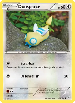 Carta Dunsparce de la expansión Cielos Rugientes, número 68/108