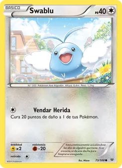 Carta Swablu de la expansión Cielos Rugientes, número 73/108