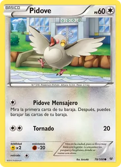Carta Pidove de la expansión Cielos Rugientes, número 78/108
