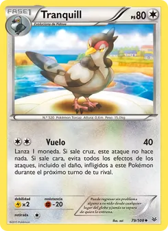 Carta Tranquill de la expansión Cielos Rugientes, número 79/108