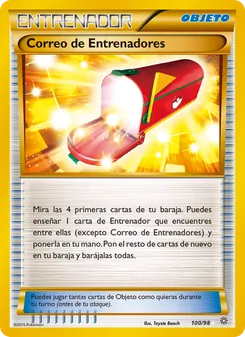 Carta Correo de Entrenadores de la expansión Antiguos Orígenes, número 100/98
