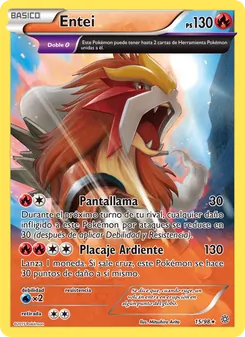 Carta Entei de la expansión Antiguos Orígenes, número 15/98