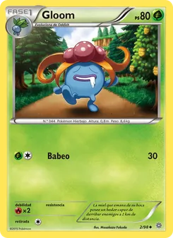Carta Gloom de la expansión Antiguos Orígenes, número 2/98
