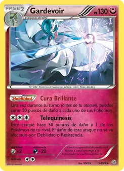Carta Gardevoir de la expansión Antiguos Orígenes, número 54/98
