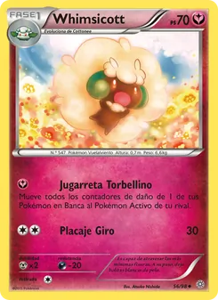 Carta Whimsicott de la expansión Antiguos Orígenes, número 56/98