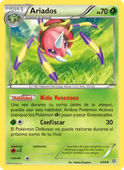 Carta Ariados de la expansión Antiguos Orígenes, número 6/98