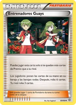 Carta Entrenadores Guay de la expansión Antiguos Orígenes, número 69/98