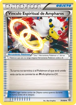 Carta Vínculo Espiritual de Ampharos de la expansión Antiguos Orígenes, número 70/98