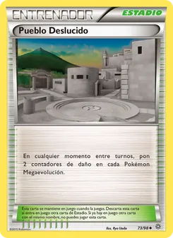 Carta Pueblo Deslucido de la expansión Antiguos Orígenes, número 73/98