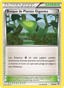 Carta Bosque de Plantas Gigantes de la expansión Antiguos Orígenes, número 74/98