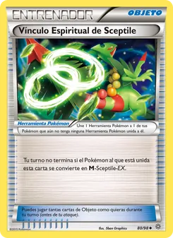 Carta Vínculo Espiritual de Sceptile de la expansión Antiguos Orígenes, número 80/98