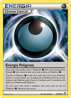Carta Energía Peligrosa de la expansión Antiguos Orígenes, número 82/98