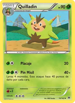 Carta Quilladin de la expansión Turbo Impulso, número 10/162