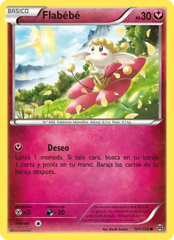 Carta Flabébé de la expansión Turbo Impulso, número 101/162