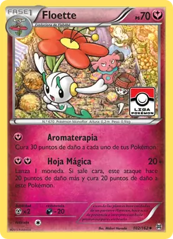 Carta Floette de la expansión Turbo Impulso, número 102/162