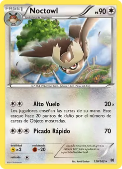 Carta Noctowl de la expansión Turbo Impulso, número 120/162