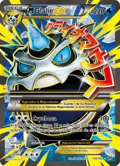 Carta M-Glalie EX de la expansión Turbo Impulso, número 156/162