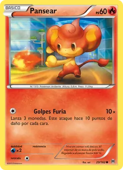 Carta Pansear de la expansión Turbo Impulso, número 23/162