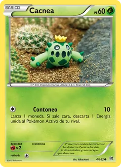 Carta Cacnea de la expansión Turbo Impulso, número 4/162