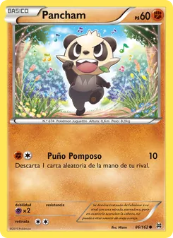Carta Pancham de la expansión Turbo Impulso, número 86/162