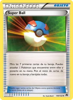 Carta Super Ball de la expansión TURBOLímite, número 100/122