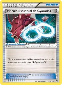 Carta Vínculo Espiritual de Gyarados de la expansión TURBOLímite, número 101/122