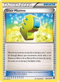 Carta Elixir Máximo de la expansión TURBOLímite, número 102/122