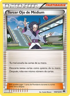 Carta Tercer Ojo de Médium de la expansión TURBOLímite, número 108/122