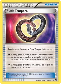 Carta Puzle Temporal de la expansión TURBOLímite, número 109/122