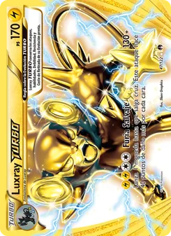 Carta Luxray TURBO de la expansión TURBOLímite, número 47/122