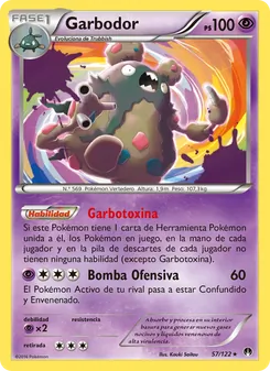 Carta Garbodor de la expansión TURBOLímite, número 57/122