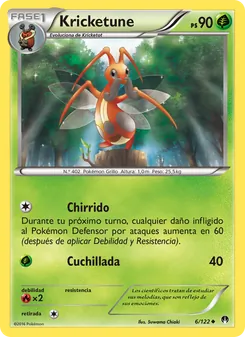 Carta Kricketune de la expansión TURBOLímite, número 6/122