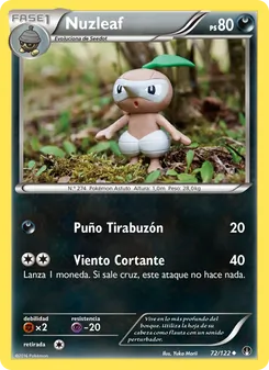 Carta Nuzleaf de la expansión TURBOLímite, número 72/122