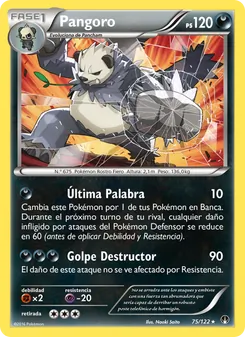 Carta Pangoro de la expansión TURBOLímite, número 75/122