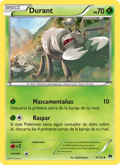 Carta Durant de la expansión TURBOLímite, número 9/122