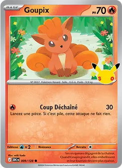 Carte Goupix de l'extension 30ᵉ Anniversaire, numéro 009/128