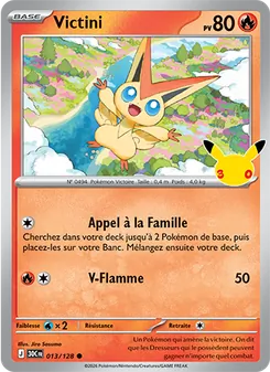 Carte Victini de l'extension 30ᵉ Anniversaire, numéro 013/128