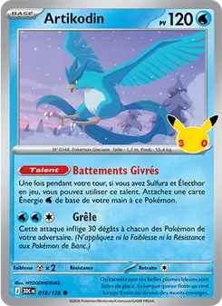 Carte Artikodin de l'extension 30ᵉ Anniversaire, numéro 018/128