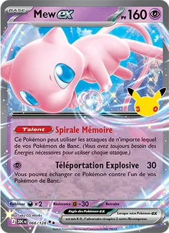 Carte Mew-ex de l'extension 30ᵉ Anniversaire, numéro 066/128